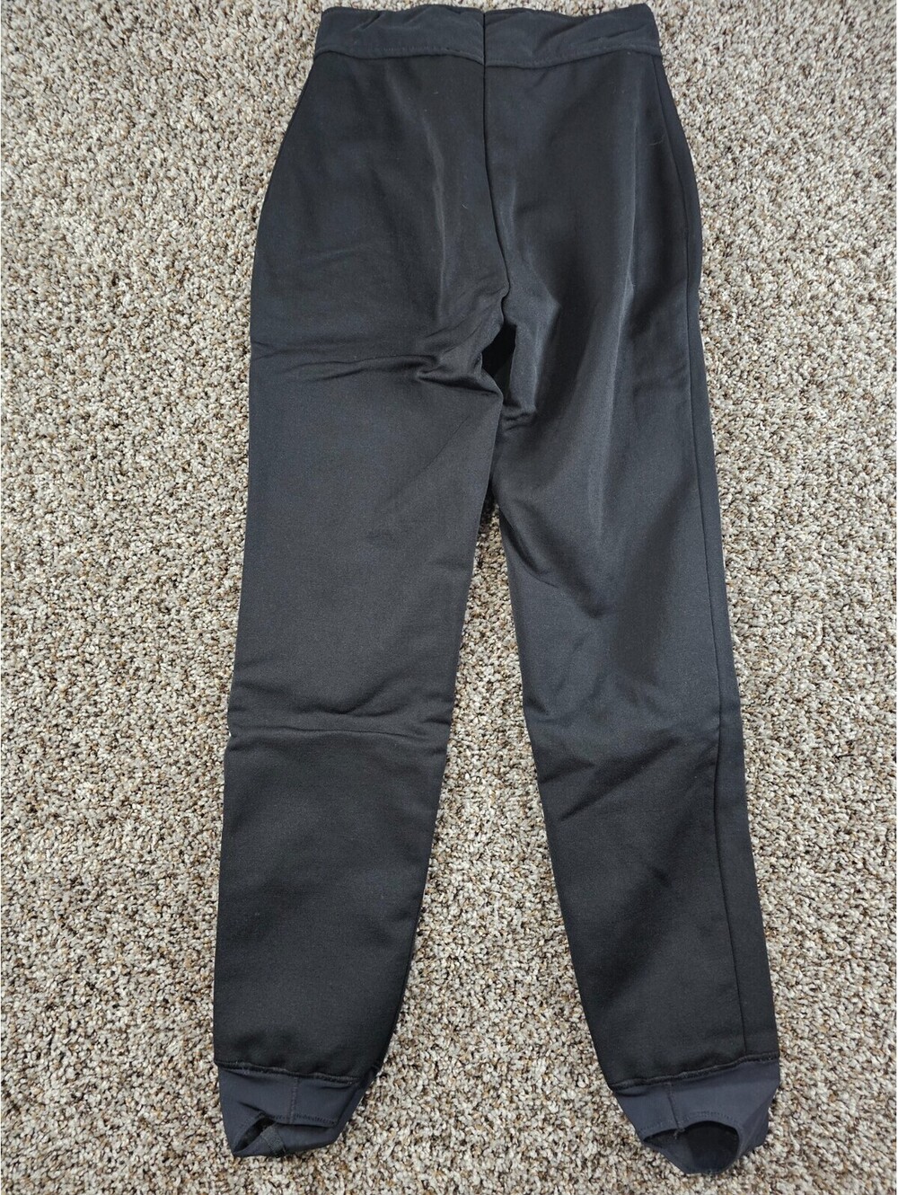 Vintage 1990s Schoeller Womens Sz 4 Stirrup Style Ski Winter Pants Black - Picture 5 of 5